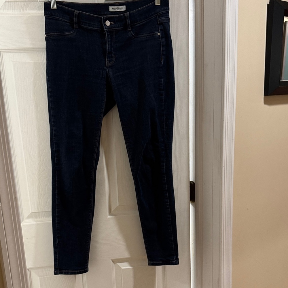 WHBM Dark Blue Skinny Jeans